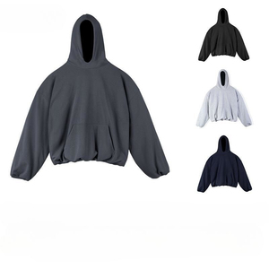 Sudadera con Capucha Corta Extra Grande de Diseño Nuevo de Invierno KANYE para Hombre, Fabricantes de Sudaderas con Capucha de Talla Grande Personalizadas - Product Image 5