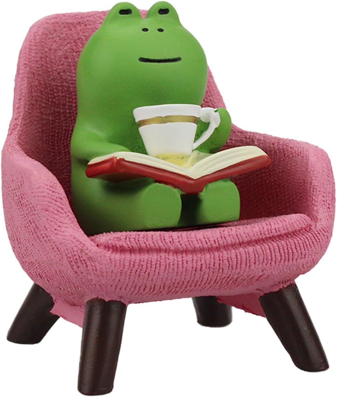 Miniature <strong>Frog</strong> Figurines - Funny <strong>Frog</strong> Sculpture for Shelf, Desk Decoration - <strong>Frog</strong> Desk <strong>Accessories</strong>