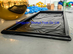 <span class=keywords><strong>Tapis</strong></span> de lavage gonflable portatif de véhicule de bâche hermétique adaptée aux besoins du client de PVC - Product Image 4
