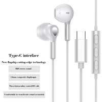 Earbuds Berkabel Tipe C Model Terbaru, Teknologi Canggih, Laris Manis, Audio Digital dan Mikrofon, Suara Premium