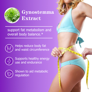 การสูญเสียน้ำหนักและการเผาผลาญผงด้วยสารสกัดจาก Gynostemma กิจกรรมการเผาผลาญของร่างกายช่วยป้องกันการสะสมไขมันส่วนเกิน - Product Image 5