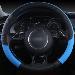 Ensemble de fournitures de voiture mode épissage dessin animé quatre saisons disponible ensemble de <span class=keywords><strong>volant</strong></span> en cuir multicolore couverture de <span class=keywords><strong>volant</strong></span> - Product Image 5