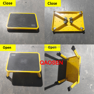 Vàng Thép Không Gỉ Một Bước Bước Phân Nhỏ Phân Thang Di Động Không Trượt Chân Rộng Nền Tảng An Toàn Cho Nhà Bếp - Product Image 3