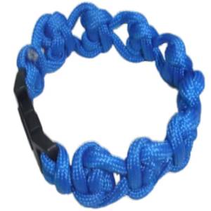Blue Color Good Quality Outdoor Survival Cord Bracelet - Product Image 3