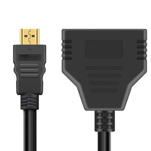 JustLink 0,3 M 1-en-2 para HDMI Audio Adaptador convertidor Cable 1080p HDTV Splitter para Laptop Monitor para computadoras de escritorio - Product Image 1