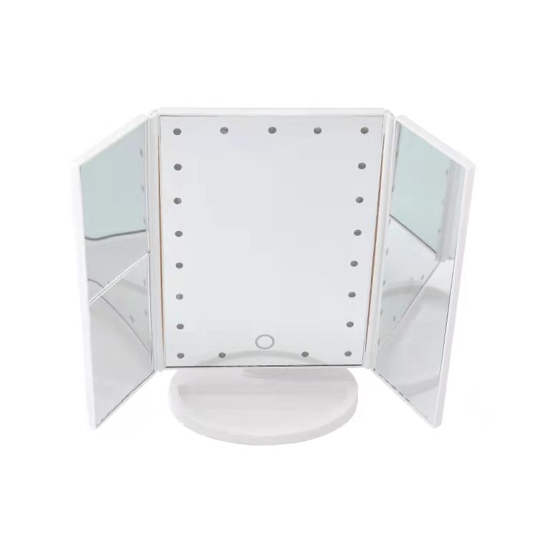 Горячий тренд, лампы с регулируемой яркостью умный сенсорный экран 3 цветовых режима перезаряжаемые комод стиль макияжа зеркало Голливуда