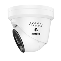 Caméra de surveillance professionnelle ANNKE NCBR800 4K 8MP avec lumière rouge-bleue Intelsense, audio bidirectionnel et microphone