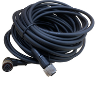 Kustom PUR PVC Sensor 4 5 8 12 17 PIN M12 Dibentuk Kabel Konektor Miring