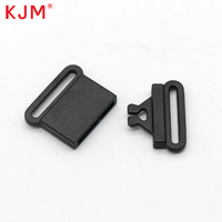 KJM accessoires de bagages sangle en nylon sangle boucle en plastique détachable sac boucle clip