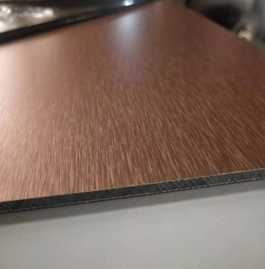 3Mm 4Mm Nội Bộ Bên Ngoài Tường Ốp Chải Màu Nhôm <span class=keywords><strong>Composite</strong></span> <span class=keywords><strong>Panel</strong></span> - Product Image 1