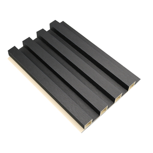 Paneles de Pared Modernos de Primera Calidad AOLO para Interiores y Exteriores, Resistentes al Agua, Decorativos, Ignífugos, de WPC, con Diseño de Listones de Madera, a Cuadros, para el Hogar - Product Image 3