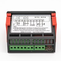 Thermostat intelligent pour réfrigérateur ETC-974 avec mot de passe administrateur et deux capteurs, prend en charge la sortie de dégivrage