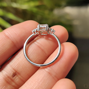 Bague en diamant de laboratoire sophistiquée, style moderne, bijoux élégants pour femmes, bague élégante et abordable en provenance d'Inde - Product Image 5