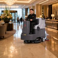 Máquina Fregadora de Pisos Eléctrica CleanHorse X6 para Cines y Teatros, 4800m2/h, Fregadora y Secadora de Pisos Comercial