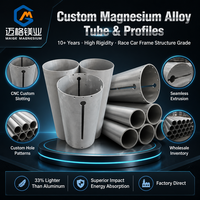 Tube profilé en alliage de magnésium Maige sur mesure, extrudé, rond, carré, creux, pour structure de châssis de voiture de course, vente en gros