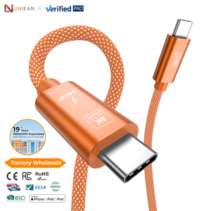 Cable de Datos <span class=keywords><strong>USB</strong></span> <span class=keywords><strong>3.2</strong></span> Tipo <span class=keywords><strong>C</strong></span> UNIEAN, Transmisión de Alta Velocidad, Carga Rápida, Cable de Sincronización de Datos Compatible con Teléfono, Laptop, Tablet - Product Image 1