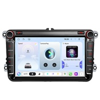 XTRONS Autoradio Android 15 de 8 pouces pour VW Skoda SEAT, Octa-Core 6 Go+128 Go, Navigation GPS, Caméra de recul, 4G mondiale, Fibre optique