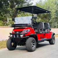 Voiturette de golf électrique chinoise Florescence 60V, 4 places, buggy de luxe tout-terrain 4x4, vitesse 30-50 km/h et autonomie 70-90 km, à vendre