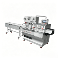 Machine d'emballage automatique ABBA-HS60 à 3 servomoteurs PLC pour sachets de tabac, cigarettes et aliments