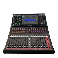 HD-Plus Series 12-Channel Digital Professional Audio Console Mixer 7inch Touch Screen Motorized Faders DJ Stage Metal EQ
