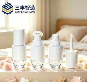 High Quality Wholesale Custom White Clear 5ml Gloss Empty Bottle Lip Oil Tube <b>Makeup</b> Packaging Container - Product Image 1