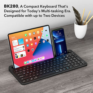 Clavier sans fil ergonomique rechargeable Bluetooth OEM, clavier coréen japonais pour mobile et iPad - Product Image 6