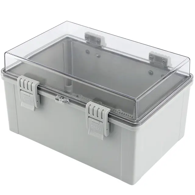 Hot Selling IP66 Waterproof ABS Plastic Junction Box 300*200*160 Outdoor Switch Distribution Enclosure Electronics Instruments