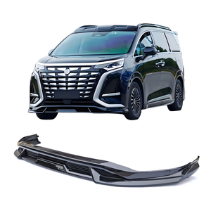 Piezas de automóviles para DENZA <span class=keywords><strong>D</strong></span> 9 EV Parachoques delantero Fábrica al por mayor Kit de carrocería de coche Labio delantero de alta calidad Actualización negra brillante - Product Image 1
