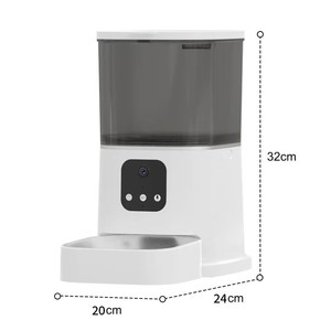 Comedero Inteligente para Mascotas, Dispensador Automático de Comida para Perros y Gatos, de Acero Inoxidable - Product Image 2