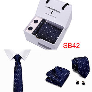 Prezzo di fabbrica cravatta di seta hocky gemello cravatte per uomo d'affari festa di nozze all'ingrosso 145x7.5cm cravatta - Product Image 6