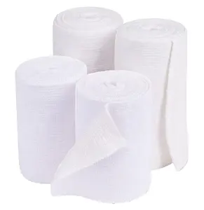 Elastic bandage sheets neoprene Hook and loop strap self adhesive White Line bandage Single Hook Loop Closure