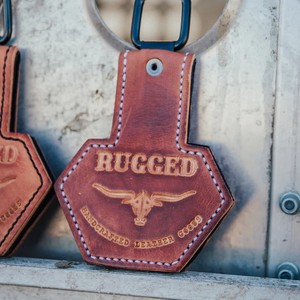 Rugged Hat <b>Clip</b> Magnetic PU Leather Unisex Accessory Amber <b>Silver</b> Dark Brown Light Brown - Product Image 2