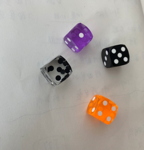 2024 19mm Seriallized Red Casino Dice y Matching Serial Numbers Set de 5 Edge - Product Image 5