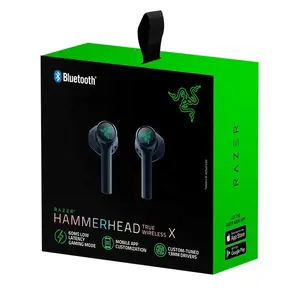 <span class=keywords><strong>Razer</strong></span> <span class=keywords><strong>Hammerhead</strong></span> <span class=keywords><strong>True</strong></span> <span class=keywords><strong>Wireless</strong></span> X <span class=keywords><strong>Wireless</strong></span> TWS Écouteurs stéréo sans fil véritable Écouteurs à faible latence - Product Image 1