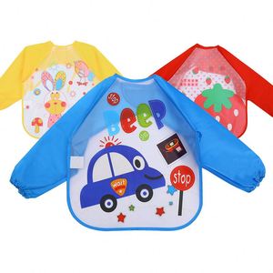 <span class=keywords><strong>Tablier</strong></span> d'alimentation en polyester imperméable à manches longues pour enfant, fille et garçon - Product Image 1
