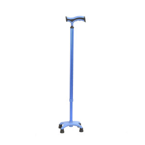 Bastón de Cuatro Patas Wei Yikang, Ajustable, de Aleación de Aluminio, Telescópico, Antideslizante, Soporte para Personas Mayores, Ayuda para la Movilidad - Product Image 1