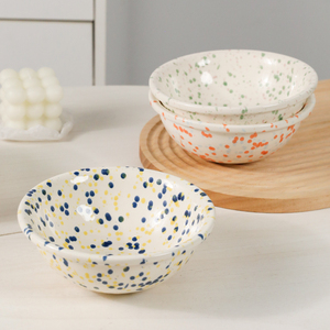 Tazones de Cerámica <span class=keywords><strong>con</strong></span> Esmalte de Color, Ecológicos, para el Regreso a Clases, para Sopa, <span class=keywords><strong>Arroz</strong></span>, <span class=keywords><strong>Avena</strong></span>, Postre, Vajilla, Regalos, Artículos de Mesa - Product Image 4