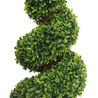 Haute Qualité En Plastique Simulation Spirale Arachide Buis Herbe Plante avec Fruits Artificielle Bonsaï Arbres pour La Maison Jardin Décor