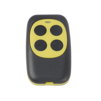 Télécommande sans fil promotionnelle 433,92 MHz 4 canaux, petite série jaune, télécommande de duplication
