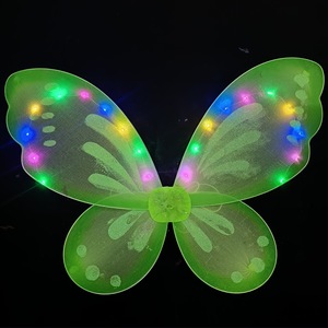 ปีกนางฟ้าผีเสื้อ LED Madeshine ขนาดใหญ่ ไฟกระพริบระยิบระยับ สีรุ้ง สำหรับงานปาร์ตี้ฮาโลวีนและคริสต์มาส - Product Image 2