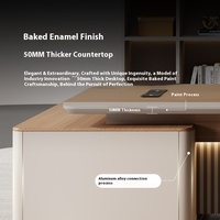 Chaise de bureau de luxe légère haut de gamme simple et moderne ensemble président directeur superviseur meubles table de patron