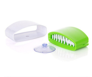 Nettoyeur de couverts multifonctionnel à ventouse, <span class=keywords><strong>brosse</strong></span> de nettoyage pour couteau, fourchette, cuillère, pour légumes, fruits, aide au nettoyage de la cuisine - Product Image 4