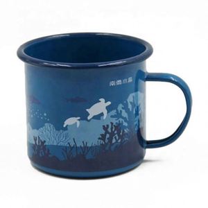 แก้วกาแฟเคลือบคุณภาพสูงแบบกำหนดเองสำหรับการตั้งแคมป์และกิจกรรมแคมป์ไฟ แก้วน้ำพรีเมียมสำหรับโปรโมชั่น - Product Image 1