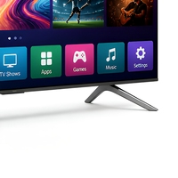 Téléviseur intelligent sans cadre personnalisé 4K Ultra HD Écran plat Téléviseur LED Android pour utilisation hôtelière