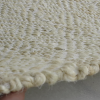 Tapis modernes indiens faits à la main en jute, tissage plat, légers, réversibles, antidérapants, couleur naturelle teinte, prix d'usine, ensembles de tapis.