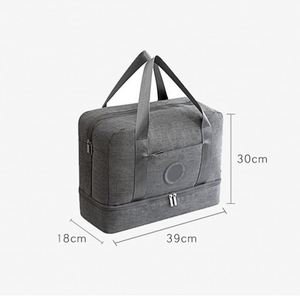 Bolsa de playa de natación impermeable personalizada con separación en seco y húmedo, bolso de viaje de fin de semana, equipaje de mano portátil de gran capacidad - Product Image 2