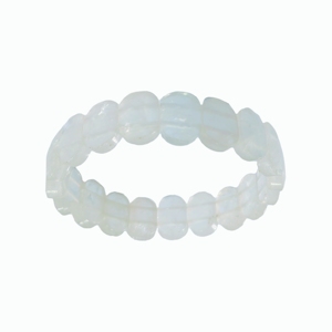 Bracelet de guérison en quartz hématoidé rouge, bijoux en pierres naturelles perlées pour l'équilibre énergétique, le bien-être spirituel et le soulagement de l'anxiété - Product Image 1
