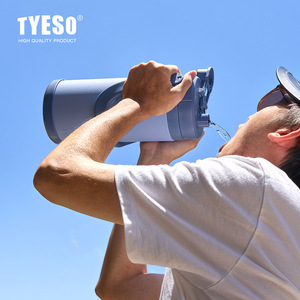 กระติกน้ำร้อน/เย็น <span class=keywords><strong>TYESO</strong></span>/Taishuo รุ่นใหม่ ขนาด 2 ลิตร-3.5 ลิตร ทำจากโลหะ ดีไซน์สำหรับออกกำลังกาย พกพาสะดวก เหมาะสำหรับการเดินทางกลางแจ้ง พร้อมสายสะพาย ใช้ได้สองแบบ - Product Image 4