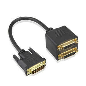 DVI D Nam để kép 2 DVI-D nữ màn hình TV Cable Splitter Adapter - Product Image 6
