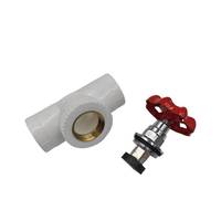 Katup Pengaman PPR Besi Cor Bonnet Hot-melt PE Switch 1/2 Inch 20-110 Pipa Plumbing Konektor Suplai Air Keran Air OEM